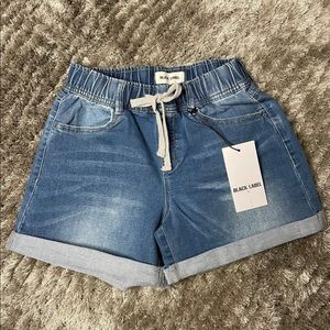 Black Label High Rise Shorts